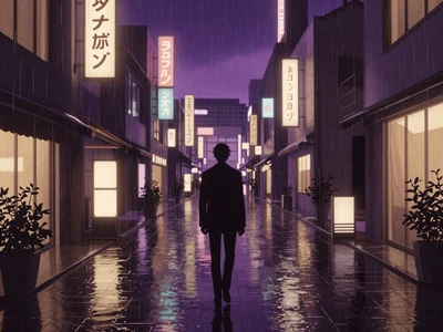 Last Metro Tokyo - narrative visual novel set in neon-lit Japanese streets